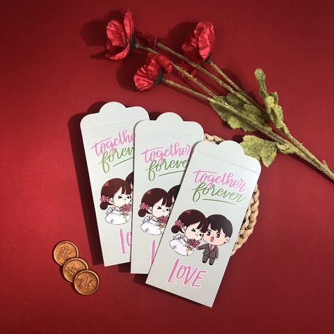 (BN-LX006) Bao Lì Xì Bê Tráp, Lì Xì Bưng Quả, Lì Xì Cưới - Set 10 cái