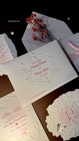 (DQ-BTN26-441) Thiệp Cưới Cao Cấp 2026