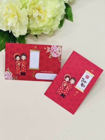 (GYL - N30) Thiệp cưới offset mẫu hiện đại