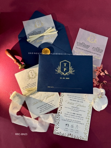 (RRC-BN23) Thiệp Cưới Cao Cấp 2026