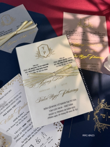 (RRC-BN23) Thiệp Cưới Cao Cấp 2026