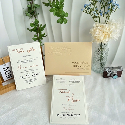 (RRC-BN42) Thiệp Cưới Cao Cấp
