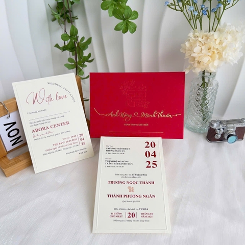 (RRC-BN43) Thiệp Cưới Cao Cấp