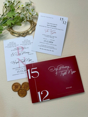 (RRK-BN104Đ) Thiệp Cưới Kỹ Thuật Số_Hiện Đại