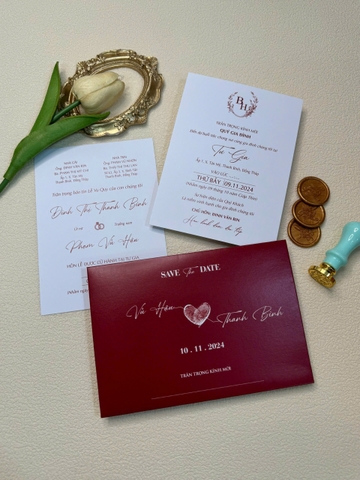 (RRK-BN109) Thiệp Cưới Kỹ Thuật Số_Hiện Đại