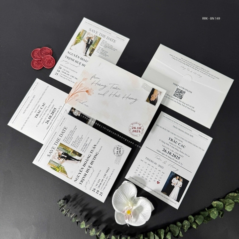 (RRK-BN149) Thiệp Cưới Kỹ Thuật Số_Hiện Đại