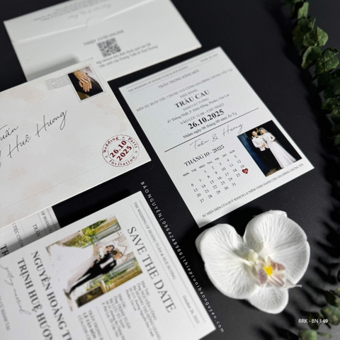 (RRK-BN149) Thiệp Cưới Kỹ Thuật Số_Hiện Đại