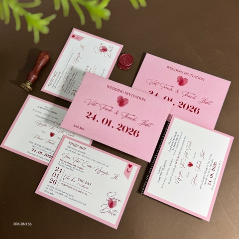 (RRK-BN156) Thiệp Cưới Kỹ Thuật Số_Hiện Đại