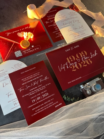 (RRK-BN162) Thiệp KTS hiện đại