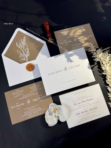 (RRK2-BN19) Thiệp Cưới Kỹ Thuật Số_Hiện Đại