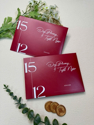 (RRK-BN104Đ) Thiệp Cưới Kỹ Thuật Số_Hiện Đại