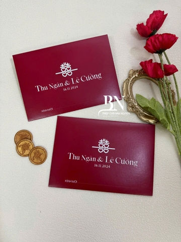 (RRK-BN108) Thiệp Cưới Kỹ Thuật Số_Hiện Đại
