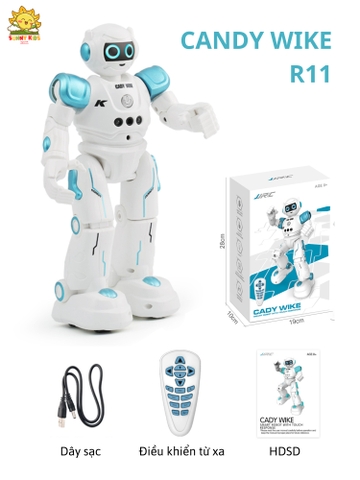 Robot thông minh Điều Khiển Từ Xa CADY Wike | JJRC R11 | Cảm biến chuyển động và chống va chạm
