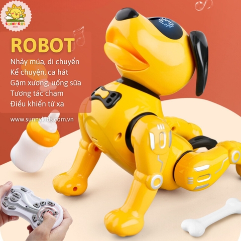 Chú Chó Robot Điều Khiển Từ Xa JJRC R19 | Đồ chơi Robot thông minh | Tương tác cảm ứng