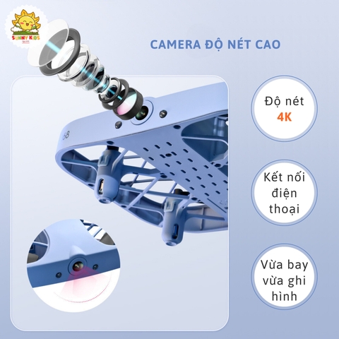Drone Mini Camera 4K - JJRC H107 - Máy bay điều khiển từ xa