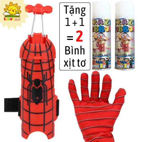 Bộ đồ chơi Người nhện bắn tơ | Spider Man đích thực | Chất liệu an toàn