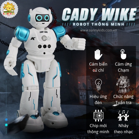 Robot thông minh Điều Khiển Từ Xa CADY Wike | JJRC R11 | Cảm biến chuyển động và chống va chạm