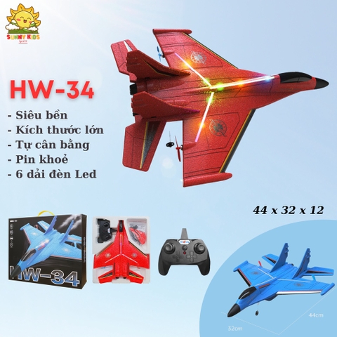 Đồ chơi Máy bay xốp điều khiển từ xa HW-37