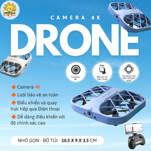 Drone Mini Camera 4K - JJRC H107 - Máy bay điều khiển từ xa