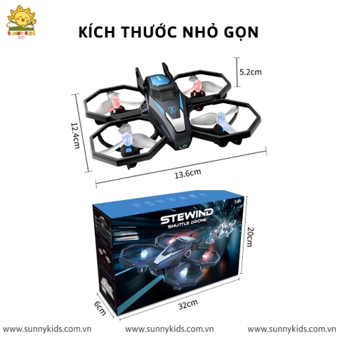 Drone Mini Điều khiển từ xa JJRC H118 | Máy bay đồ chơi có Camera | Vận hành siêu êm, chính xác
