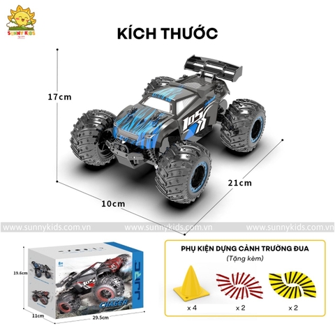 Xe địa hình đồ chơi Điều khiển từ xa 2 cầu (4WD) - JJRC Q105