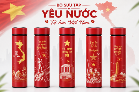 Bình Giữ Nhiệt Inox 304 Cổ Phong 500ml – In Logo, Khắc Tên Theo Yêu Cầu