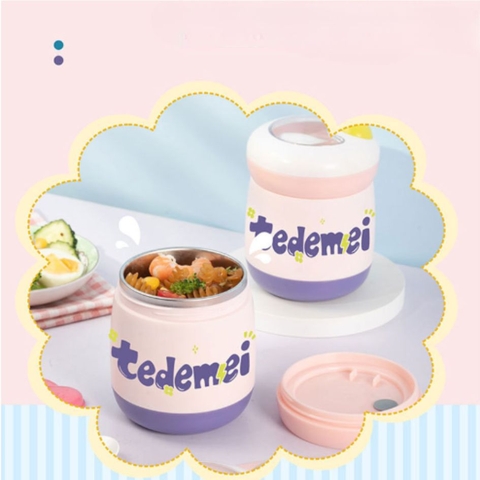 Hộp cơm giữ nhiệt Tedemei HC.57.G14.6, hộp cháo, hộp cơm văn phòng