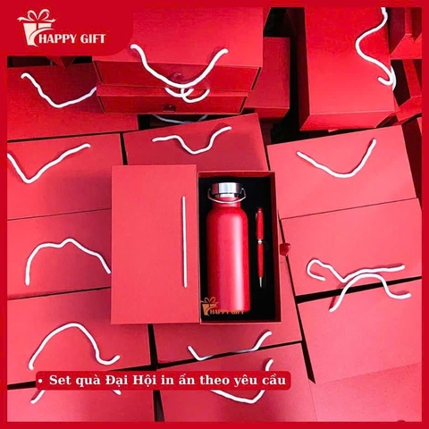 🎁 SET QUÀ ĐẠI HỘI CAO CẤP – IN ẤN THEO YÊU CẦU 🎁