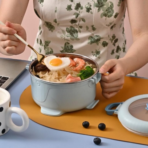 Hộp cơm giữ nhiệt hình nồi cơm, hộp cơm văn phòng