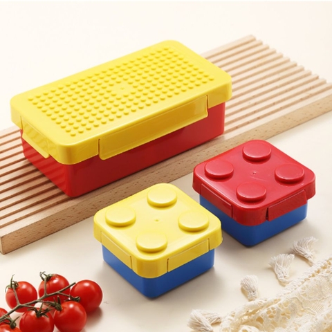 Copy of Hộp cơm khối xếp hình New DIY, hộp cơm văn phòng, hộp salad, hộp cơm trưa