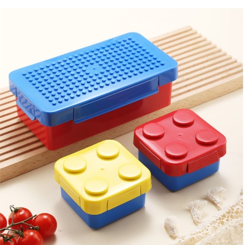 Copy of Hộp cơm khối xếp hình New DIY, hộp cơm văn phòng, hộp salad, hộp cơm trưa