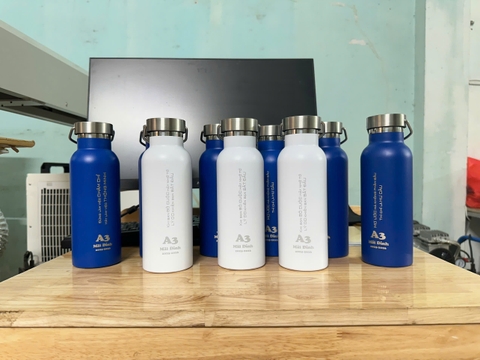 Bình Giữ Nhiệt 500ml Khắc Tên, Slogan Theo Yêu Cầu – Quà Tặng Lớp, Doanh Nghiệp Độc Đáo &amp; Ý Nghĩa