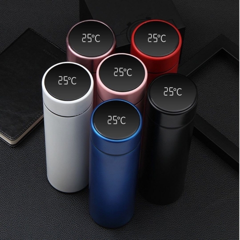 Bình Giữ Nhiệt Điện Tử Màn Hình LED inox 304 dung tích 500ml