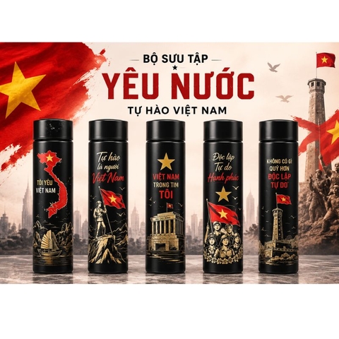 Bình Giữ Nhiệt Inox 304 Cổ Phong 500ml – In Logo, Khắc Tên Theo Yêu Cầu