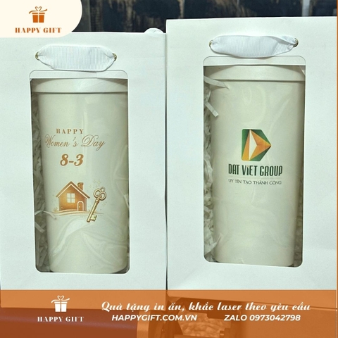 🎁 SET BÌNH GIỮ NHIỆT CAO CẤP – QUÀ TẶNG KỶ NIỆM DOANH NGHIỆP - SO4