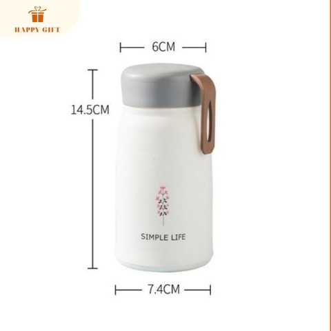Bình Nước Xinh Xinh, Bình  thủy tinh bọc nhựa cách nhiệt in ấn quà tặng giá rẻ