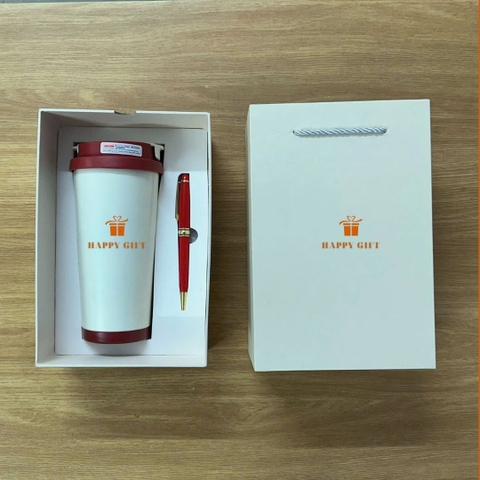 🎁 SET BÌNH GIỮ NHIỆT CAO CẤP – QUÀ TẶNG KỶ NIỆM DOANH NGHIỆP - SO4