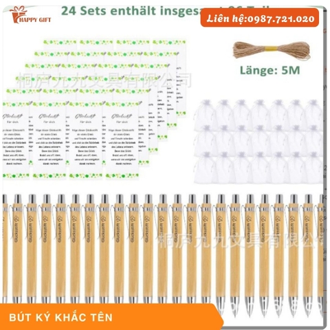 Bút bi kí tre - Nhận khắc lazer theo yêu cầu giá cả hợp lý - Quà Tặng Giá Rẻ - Khắc lazer, in uv