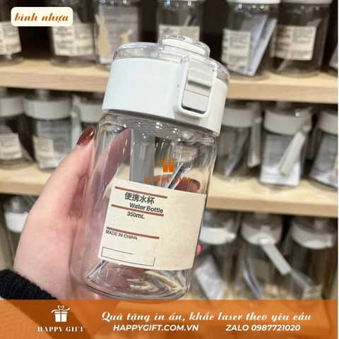 💧 BÌNH NHỰA CAO CẤP – NHẸ, BỀN, TIỆN LỢI – IN ẤN THEO YÊU CẦU 💧