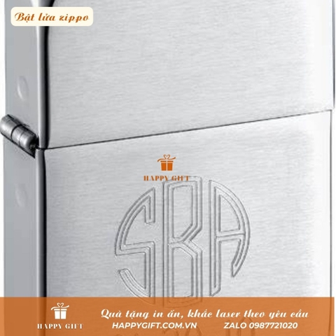 Khắc Laser bật lửa Zippo
