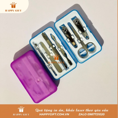 Bộ dụng cụ làm móng tại nhà hộp nhựa - Quà tặng doanh nghiệp, quà tặng khách hàng