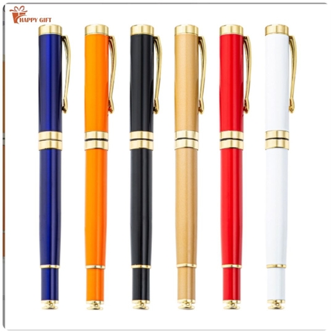 Bút bi kí nắp hai khoen - Nhận khắc lazer theo yêu cầu giá cả hợp lý - Quà Tặng Giá Rẻ - Khắc lazer, in uv