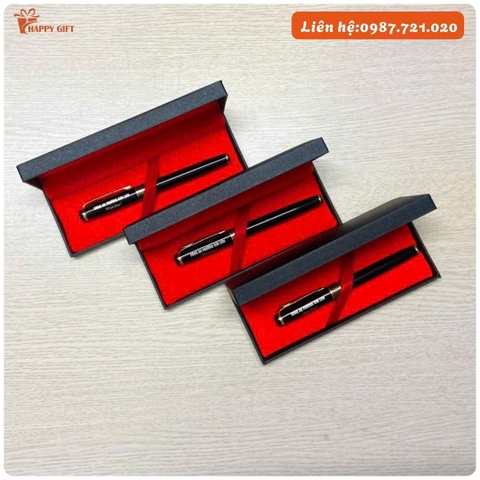 Bút bi kí nắp hai khoen - Nhận khắc lazer theo yêu cầu giá cả hợp lý - Quà Tặng Giá Rẻ - Khắc lazer, in uv