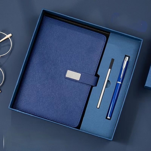 🎁 SET QUÀ SỔ + BÚT KÈM TÚI – NHẬN KHẮC TÊN/LOGO THEO YÊU CẦU