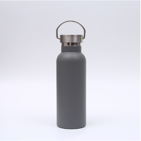 Bình giữ nhiệt hình chai nước có quai xách 1000ml, Bình giữ nhiệt in khắc tên logo