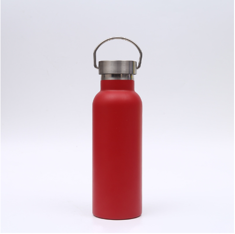Bình giữ nhiệt hình chai nước có quai xách 750ml, Bình giữ nhiệt in khắc tên logo