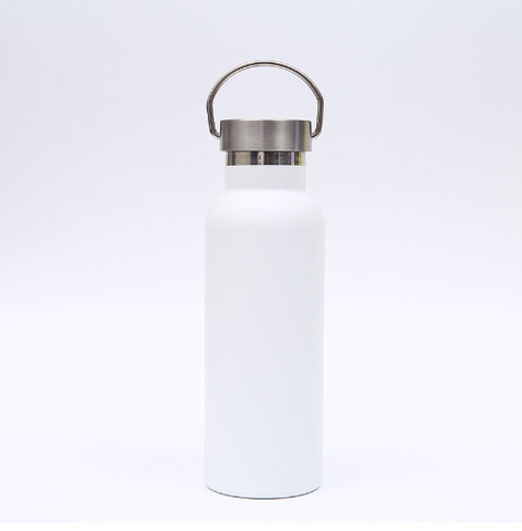 Bình giữ nhiệt hình chai nước có quai xách 750ml, Bình giữ nhiệt in khắc tên logo