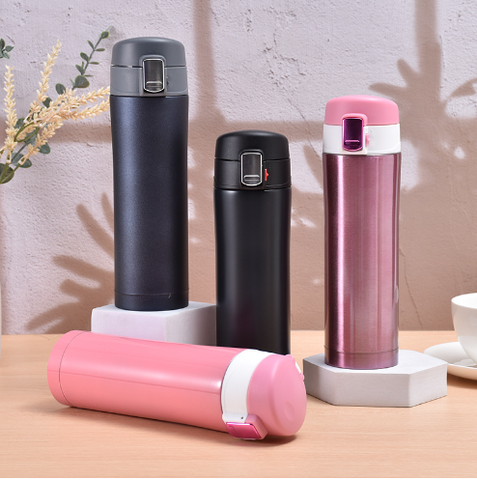 Bình giữ nhiệt nắp khóa móc, Bình giữ nhiệt in tên logo thương hiệu