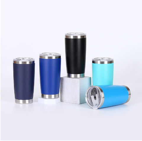 Cốc bia giữ nhiệt nắp trong suốt 590ml, Cốc giữ nhiệt in khắc tên logo thương hiệu