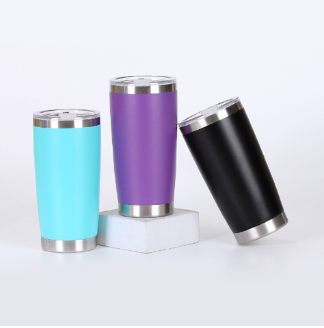Cốc  giữ nhiệt nắp trong suốt 600ml, Cốc giữ nhiệt in khắc tên logo thương hiệu